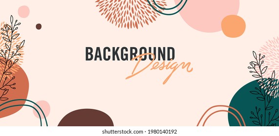 Conjunto de elementos abstractos modernos, diseño mínimo, ilustración vectorial.