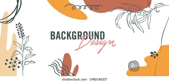 Modern abstract elements set, minimal design, vector illustration.