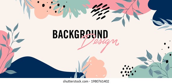 Modern abstract elements set, minimal design, vector illustration.