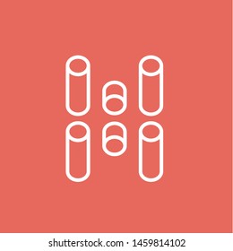 Modern abstract emblem H character typography