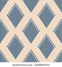 Modelo inconsútil étnico abstracto moderno en el bordado tribal, boho popular, estilo mexicano. Impresión azteca del ornamento del arte del chevron. Diseño para la alfombra, Fondo de pantalla, ropa, envoltura, tela, cubierta, materia textil, decoración