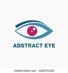 Modern abstract eye logo design. Vision icon for your brand identity
