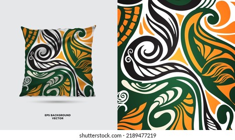Vector de plantilla de diseño de patrones textiles de tejidos modernos y abstractos. Diseños Futuros De Pintura De Tela Para Vector De Cubiertas De Almohada