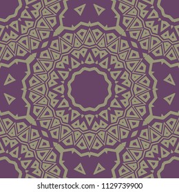 Modern abstract festival symbol stylish Decorative Cicle Vector Shapes. Floral mandala. Vector ornament illustration.