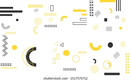 Modern abstract flayer,benner, background set. pattern, geometric vector design