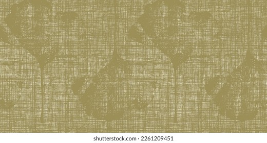 modern abstract floral background  leaves chintz earth colors on  linen textures digital prints seamless pattern design Natural. Weave Fabric for Wallpaper, Cloth Packaging, curtain, duvet cover shirt