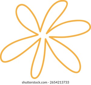 Modern Abstract Floral Design Element