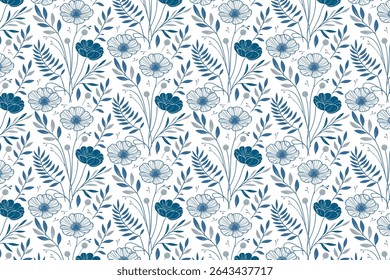 desenho floral abstrato moderno com um esboço de linha de rosas e folhas perfeitas para decoração têxtil e embalagem de tecido

