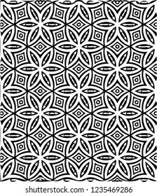 Modern abstract floral ornament tile privacy screen vector pattern decorative shape design for many creative ideas