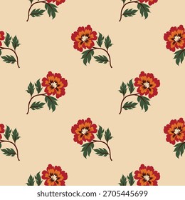 Moderno patrón floral abstracto con Formas expresivas y composición dinámica. Perfecto para ropa de moda, carteles y fondos digitales.