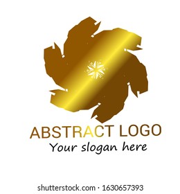 Modern Abstract Flower Logo Design TemplateAbstract Flower Logo Design Template