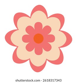 Flores abstractas modernas ilustraciones digitales planas naturaleza composición suave