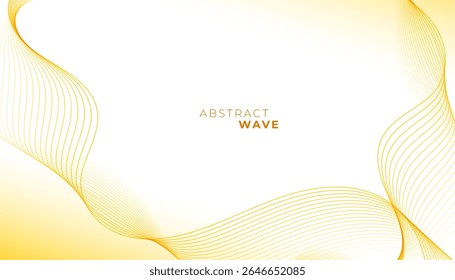modern and abstract flowing curvy line background in minimal style vector