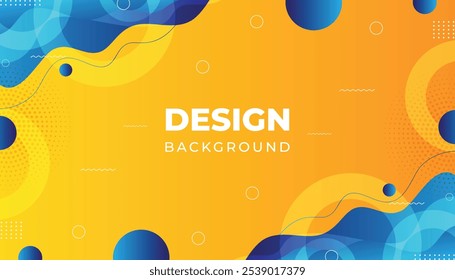 Modern Abstract Flowing Shapes Background