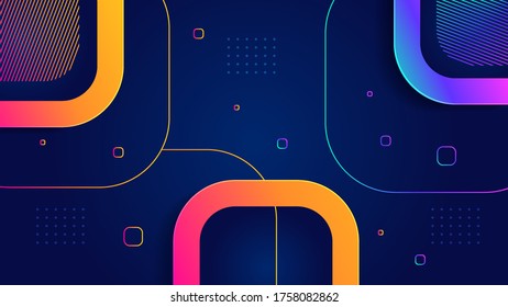 Modern abstract fluid background. Color gradient background design. Cool background design for posters. Eps10 vector illustration.