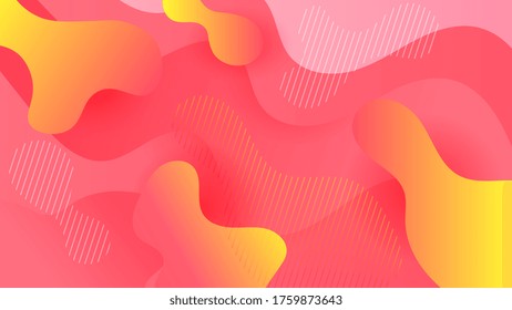 Modern abstract fluid background. Color gradient background design. Cool background design for posters. Eps10 vector illustration.