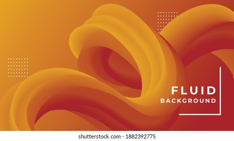 Plantilla vectorial de diseño de fondo de fluido abstracto moderno