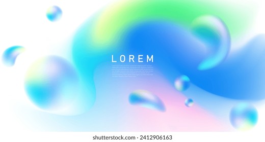 modern abstract fluid background design