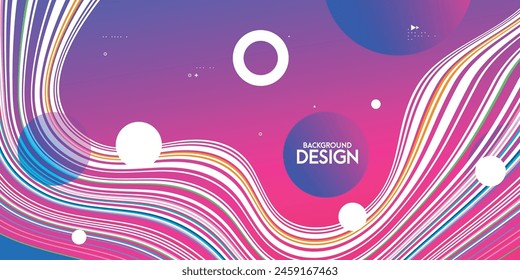 modern abstract fluid background design