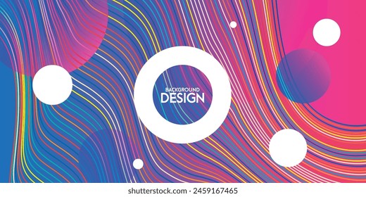 modern abstract fluid background design