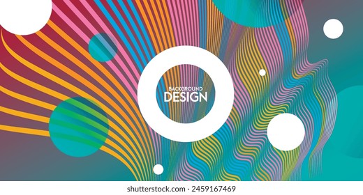 modern abstract fluid background design