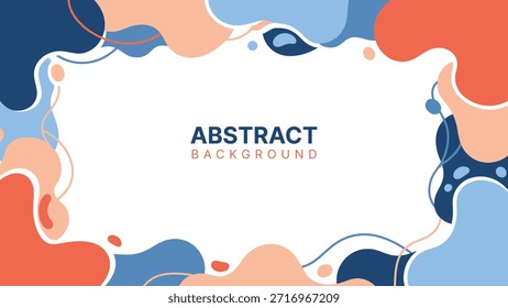 Modern abstract fluid background with soft organic shapes and clean copy space. Ideal for presentations, posters, banners, social media, branding, and contemporary graphic design projects.