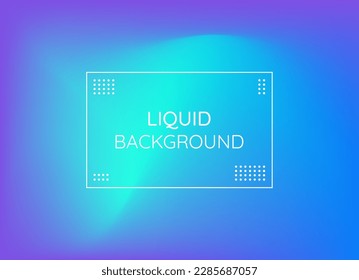 Modern abstract fluid bright background. Vector liquid colors backdrop.