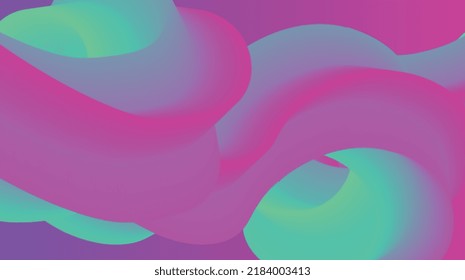 Modern abstract Fluid design for  background, cover, landing page, Monitor skin, 3d colorful shape.