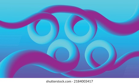 Modern abstract Fluid design for  background, cover, landing page, Monitor skin, 3d colorful shape.