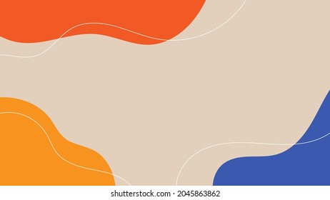 Modern abstract fluid dynamic colorful vector background