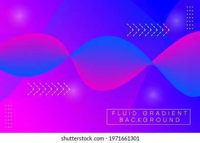 Modern Abstract fluid gradient background