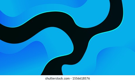 modern abstract fluid liquid wave background wallpaper design vector graphic EPS10