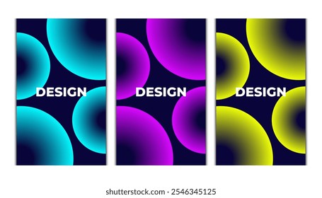 Forma fluida abstracta moderna con impresionante combinación de colores de gradiente ilustración de Arte vectorial diseño de fondo de estilo diferente.