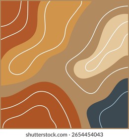 Moderno Abstrato Fluido Formas Fundo no Estilo Vetor