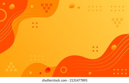 diseño de vectores de fondo de forma amarillo de forma abstracta moderna