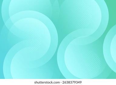 Modern abstract frame background. Green gradations. Abstract memphis. Circle . Vector illustration. EPS 10