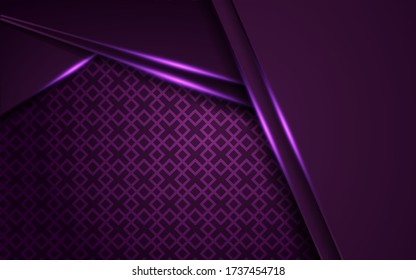 modern abstract future purple background banner with purple light line in geometric texture.