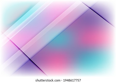 Modern abstract futuristic graphic. Background green pink and purple banner vector illustration 