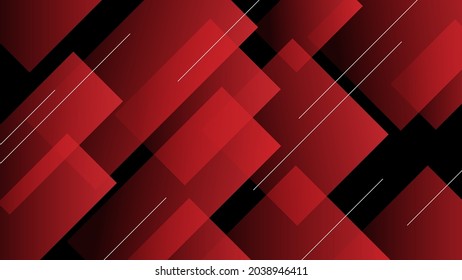 Fondo del vector de gradiente rojo futurista abstracto moderno