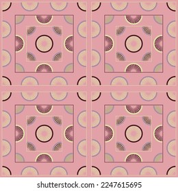 Moderno patrón abstracto gemotrico sin costuras. Ilustración digital. Puede utilizarse como tela o papel tapiz, tarjetas, invitaciones, papel decorativo