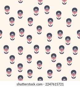 Modern abstract gemotrical seamless pattern. Digital drawn illustration. Can be used as textile fabric or wallpaper, cards, invitations, decorative paper