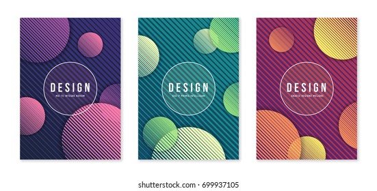 Modern abstract geometric a4 size cover designs for brochure magazine flyer report catalog. Vector illustraion