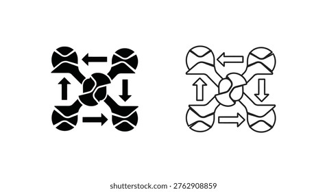 Modern Abstract Geometric Arrow Patterns Design Vector