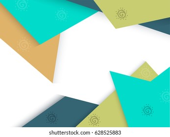 Fondo geométrico abstracto moderno.