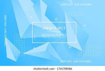 modern abstract geometric background banner design. dynamic textured geometric elements design with dots decoration 