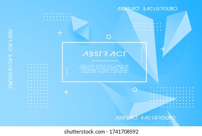 modern abstract geometric background banner design. dynamic textured geometric elements design with dots decoration 