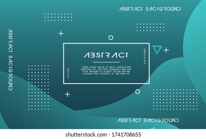 diseño de banner de fondo geométrico abstracto moderno. diseño de elementos geométricos con textura dinámica con decoración de puntos 