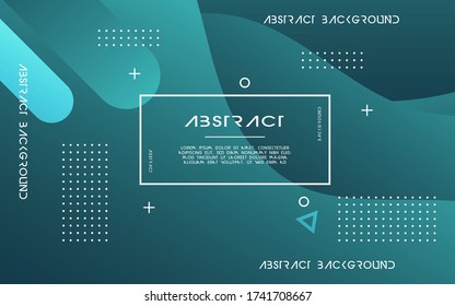 modern abstract geometric background banner design. dynamic textured geometric elements design with dots decoration 