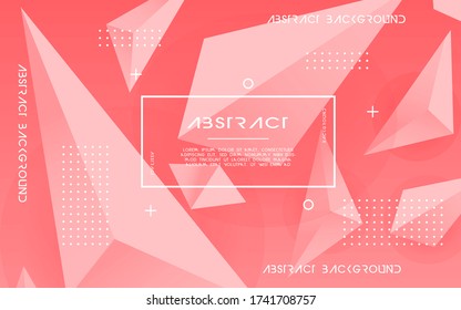 modern abstract geometric background banner design. dynamic textured geometric elements design with dots decoration 
