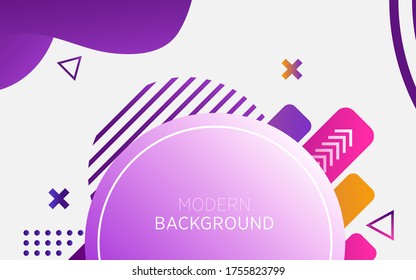 modern abstract geometric background banner design.dynamic textured geometric elements design with dots decoration. can be used in cover design, poster, book design, social media template background.
